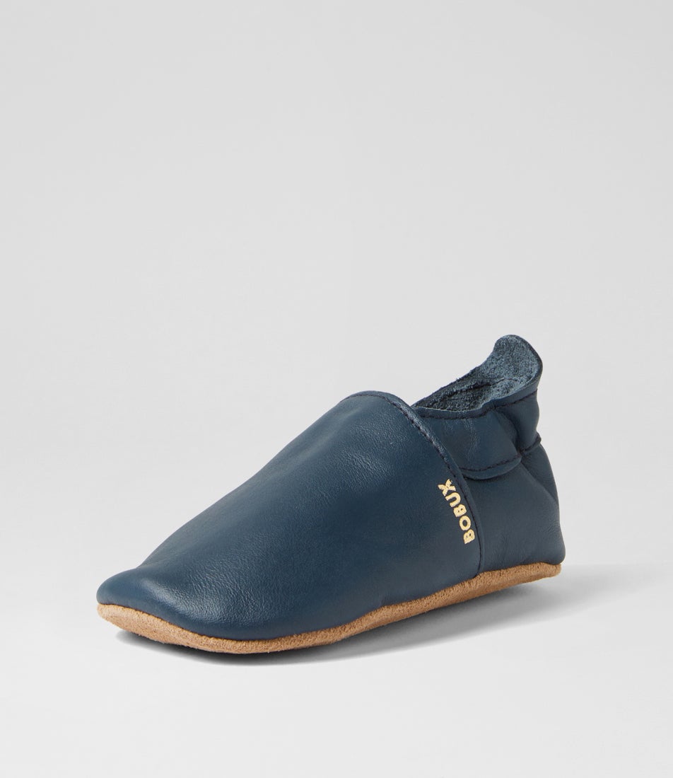 Bobux Ss Simple Infant Navy Leather Flat Shoes