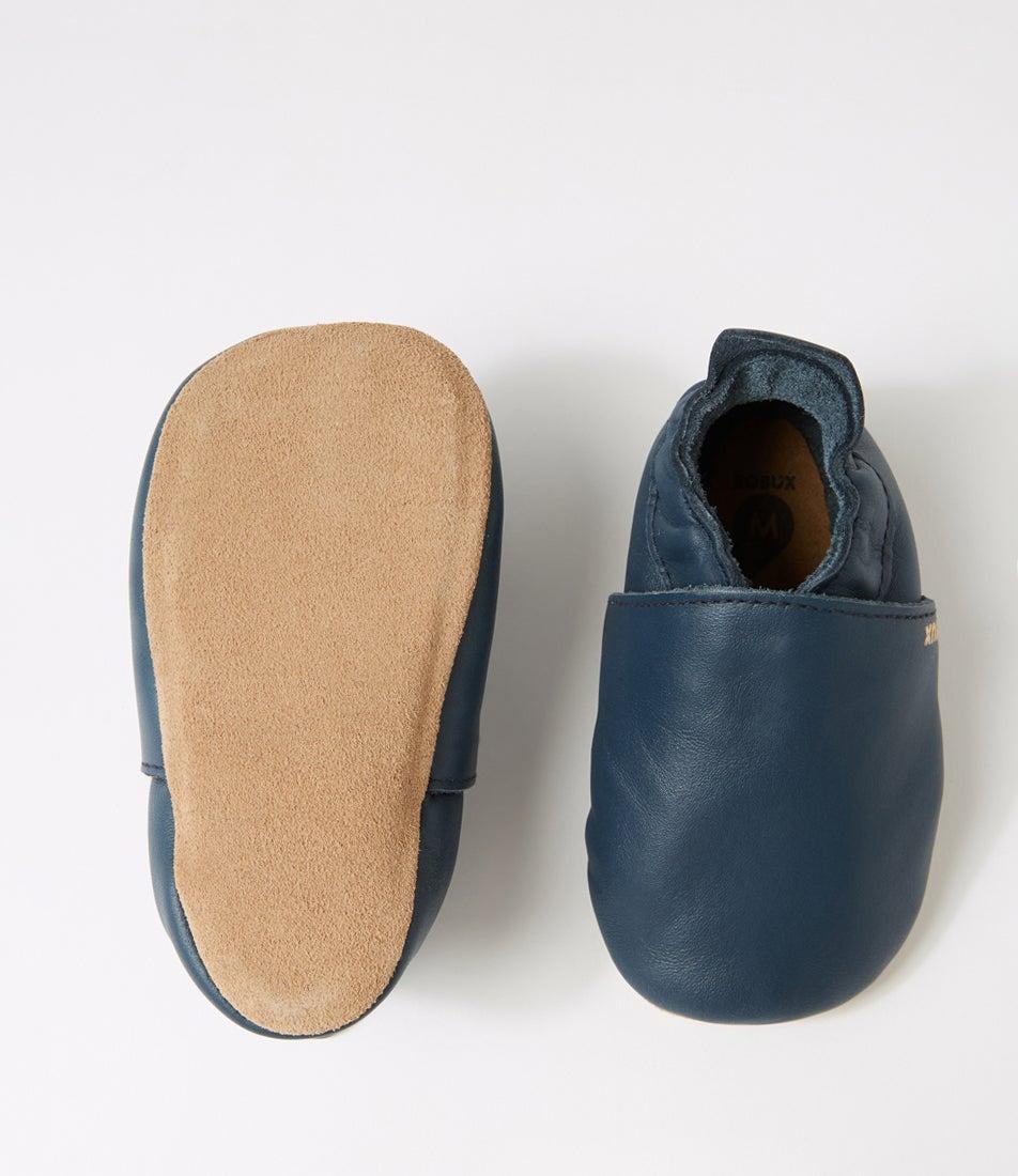Bobux Ss Simple Infant Navy Leather Flat Shoes