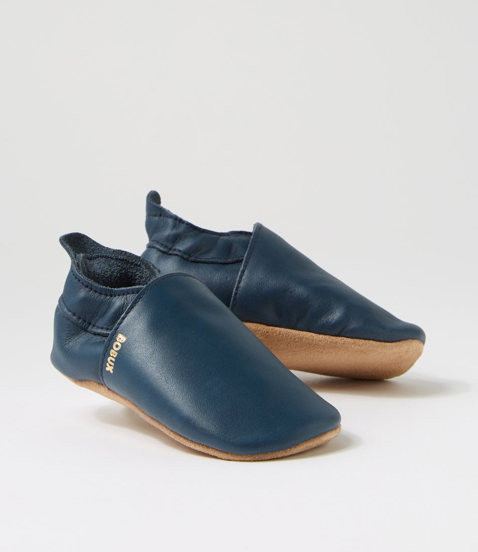 Bobux Ss Simple Infant Navy Leather Flat Shoes
