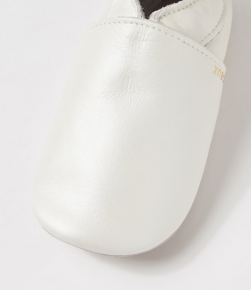 Bobux Ss Simple Infant Pearl Leather Flat Shoes