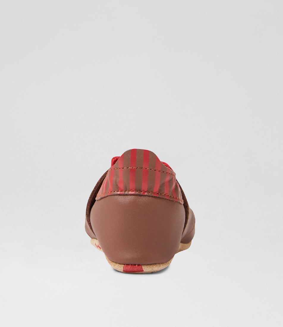 Bobux Ss Smart Bear Cappuccino Leather Flat Shoes