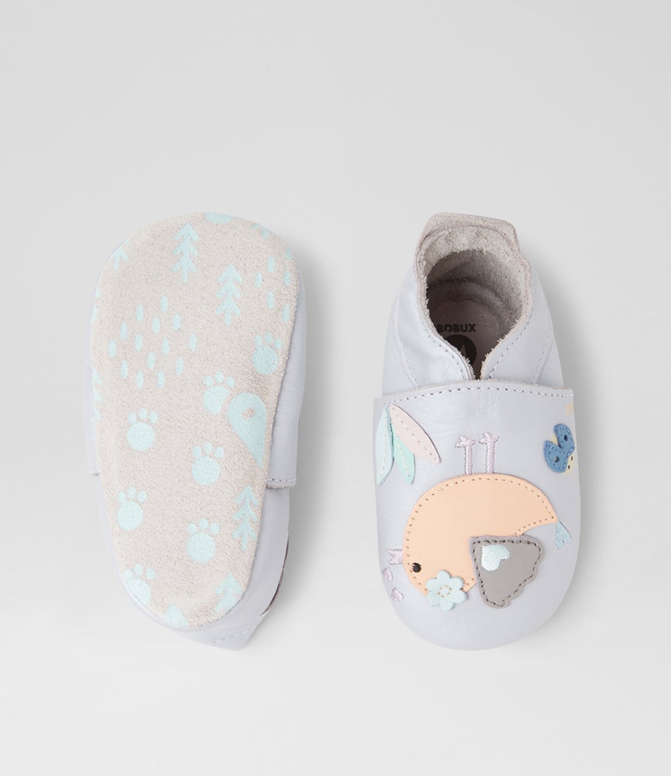 Bobux Ss Songbird Infant Mauve Leather Flat Shoes