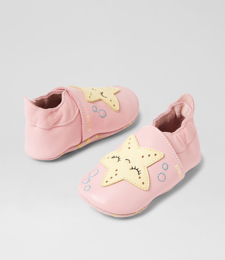 bobux Ss Starfish Blossom Leather Flat Shoes