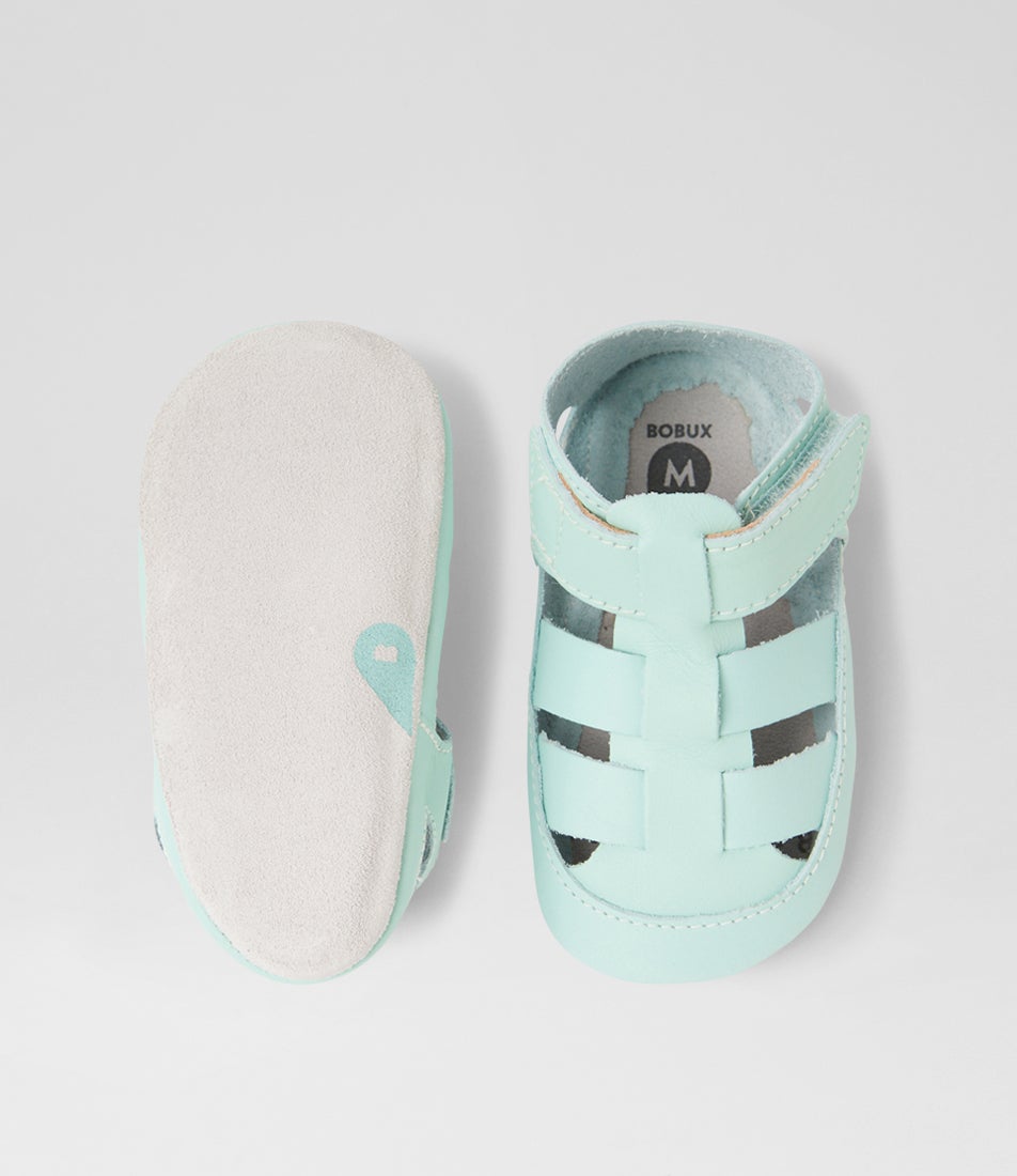 Bobux Ss Tidal Mini Infant Mint Leather Flat Shoes