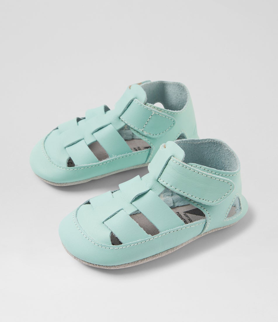 bobux Ss Tidal Mini Infant Mint Leather Flat Shoes