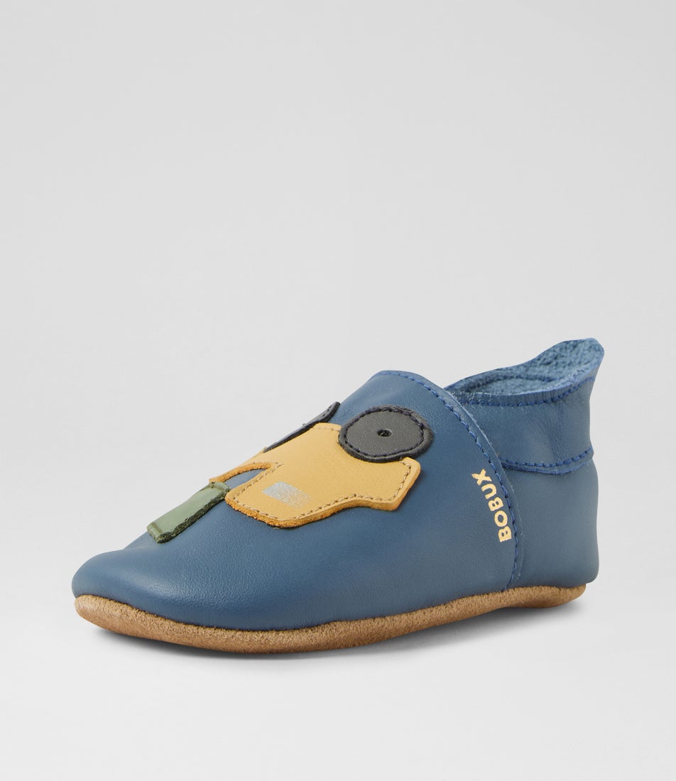 Bobux Ss Tipper Infant Cobalt Leather Flat Shoes