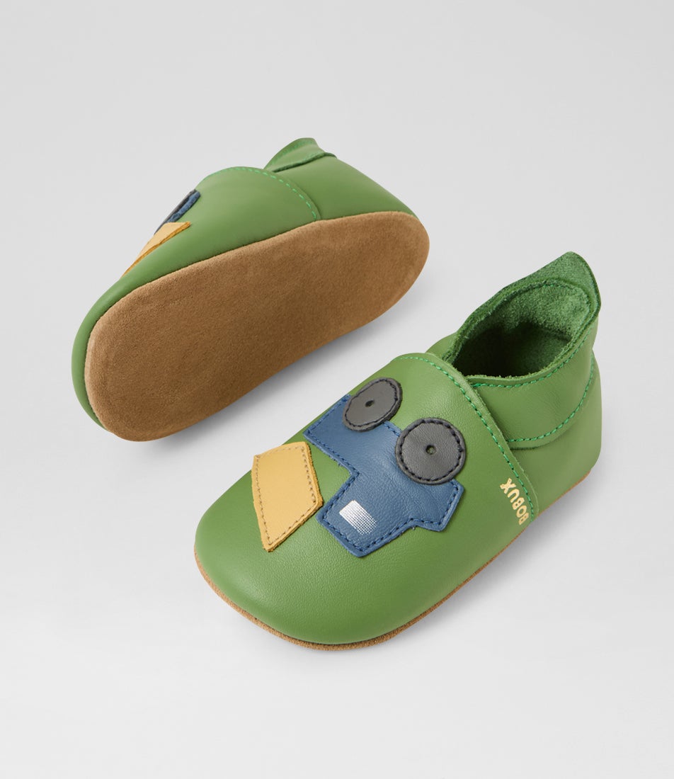Bobux Ss Tipper Infant Fern Leather Flat Shoes