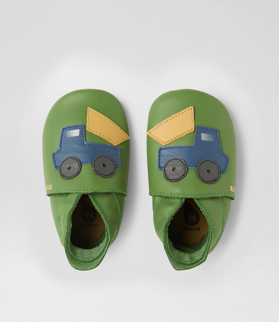 bobux Ss Tipper Infant Fern Leather Flat Shoes