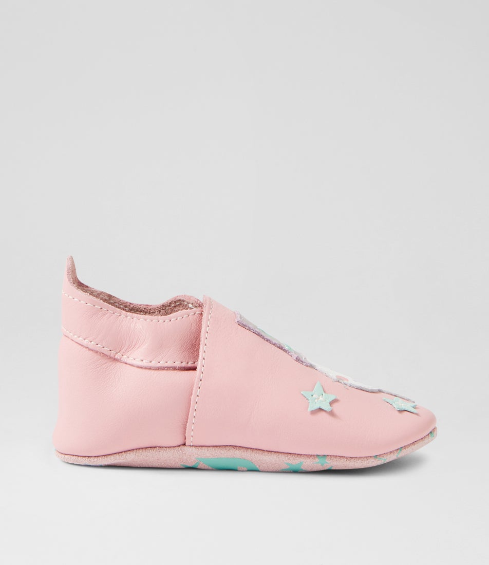 Bobux Ss Wander Blossom Leather Flat Shoes