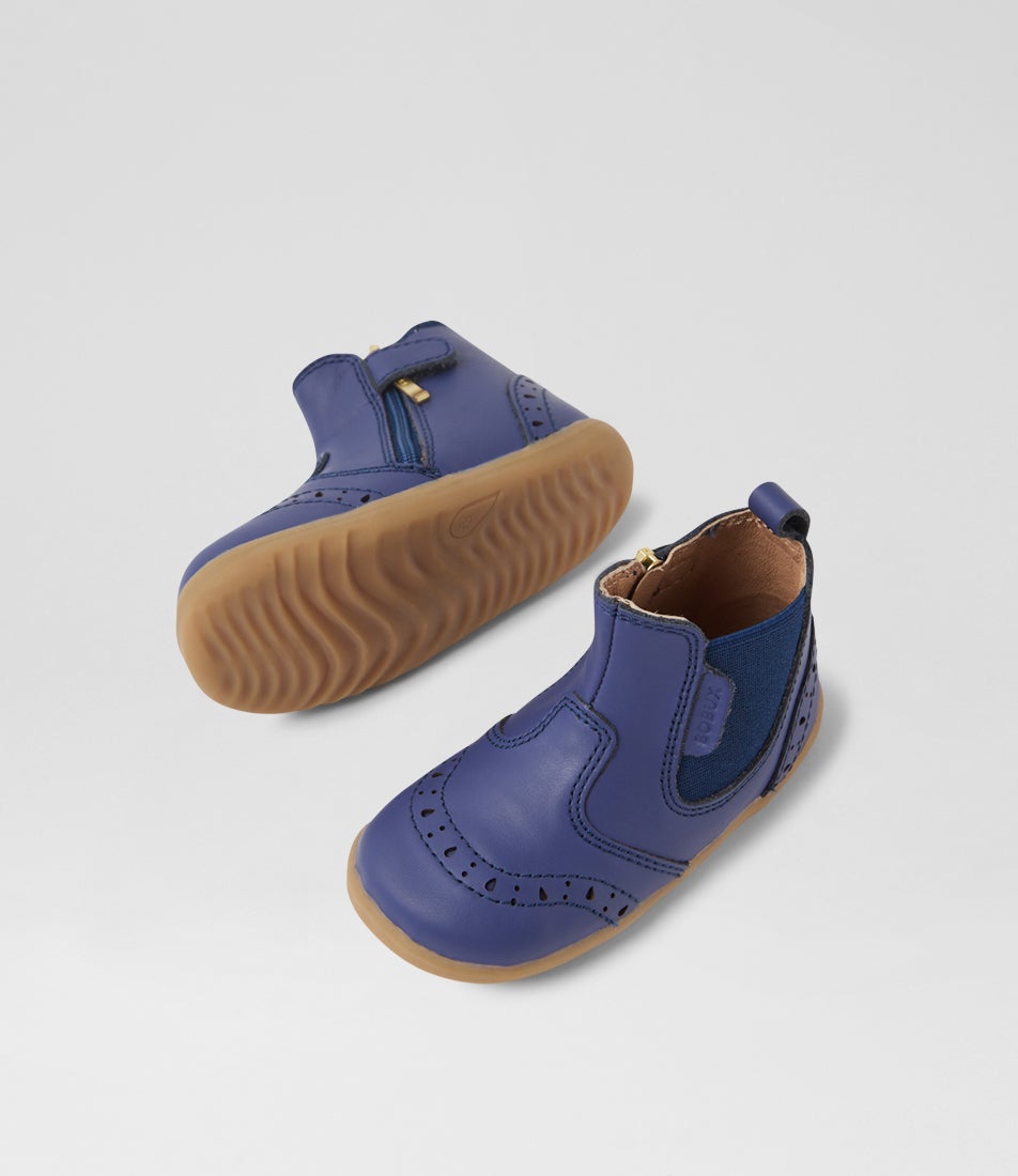 Bobux Su Billie Future Dusk Leather Ankle Boots