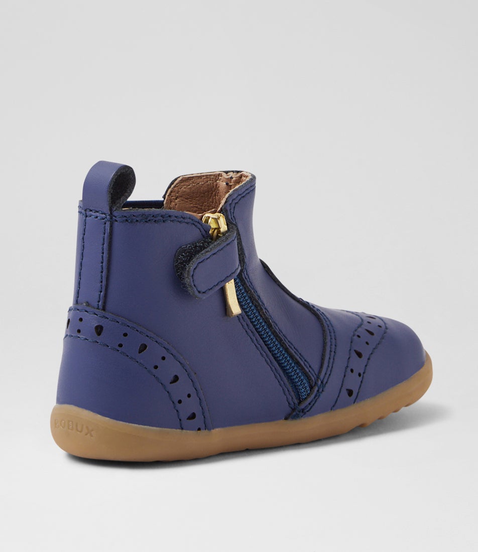 Bobux Su Billie Future Dusk Leather Ankle Boots