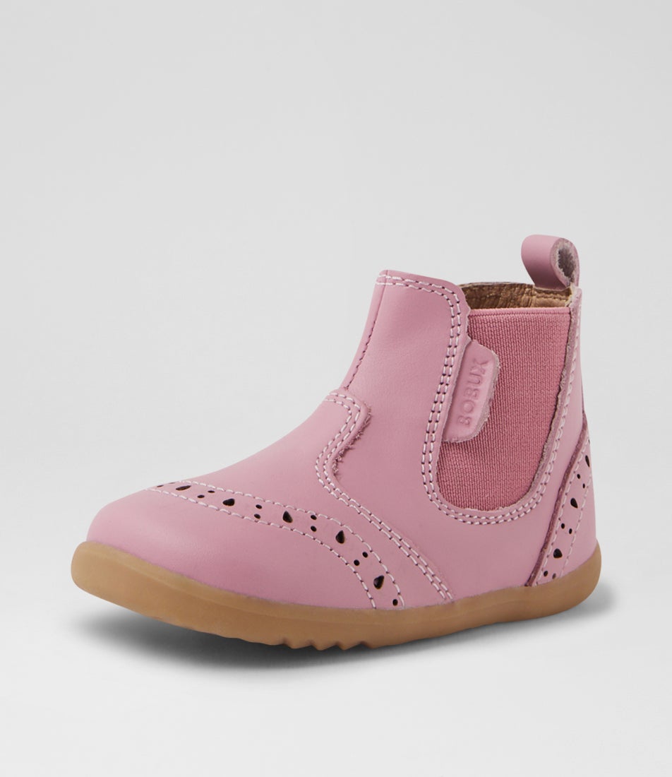 Bobux Su Billie Lilas Leather Ankle Boots