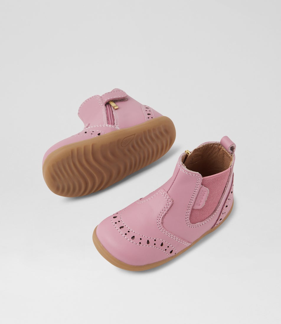 Bobux Su Billie Lilas Leather Ankle Boots