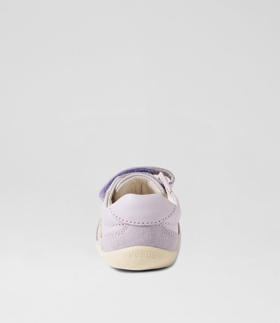 Bobux Su Champ Infant Thistle Leather Sneakers