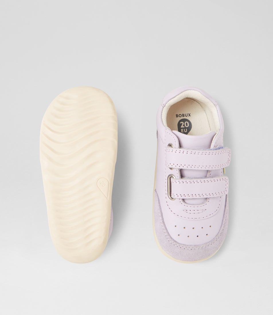 Bobux Su Champ Infant Thistle Leather Sneakers