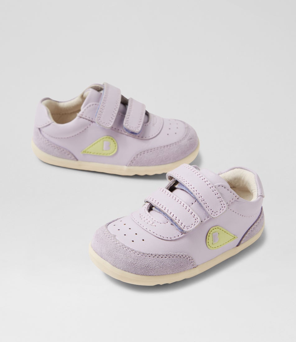 bobux Su Champ Infant Thistle Leather Sneakers