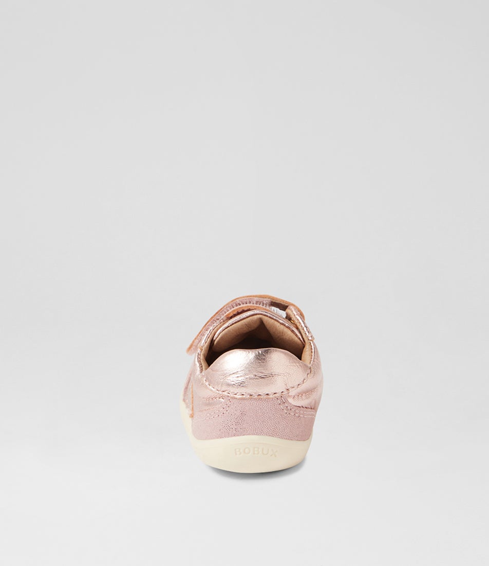 Bobux Su Champ Rose Gold Leather Flat Shoes