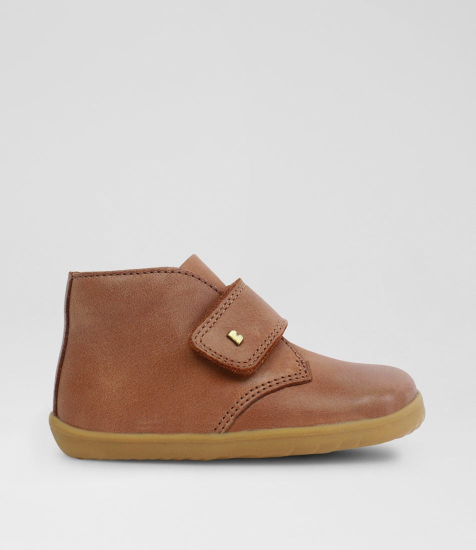 Bobux Su Desert Infant Caramel Leather Ankle Boots