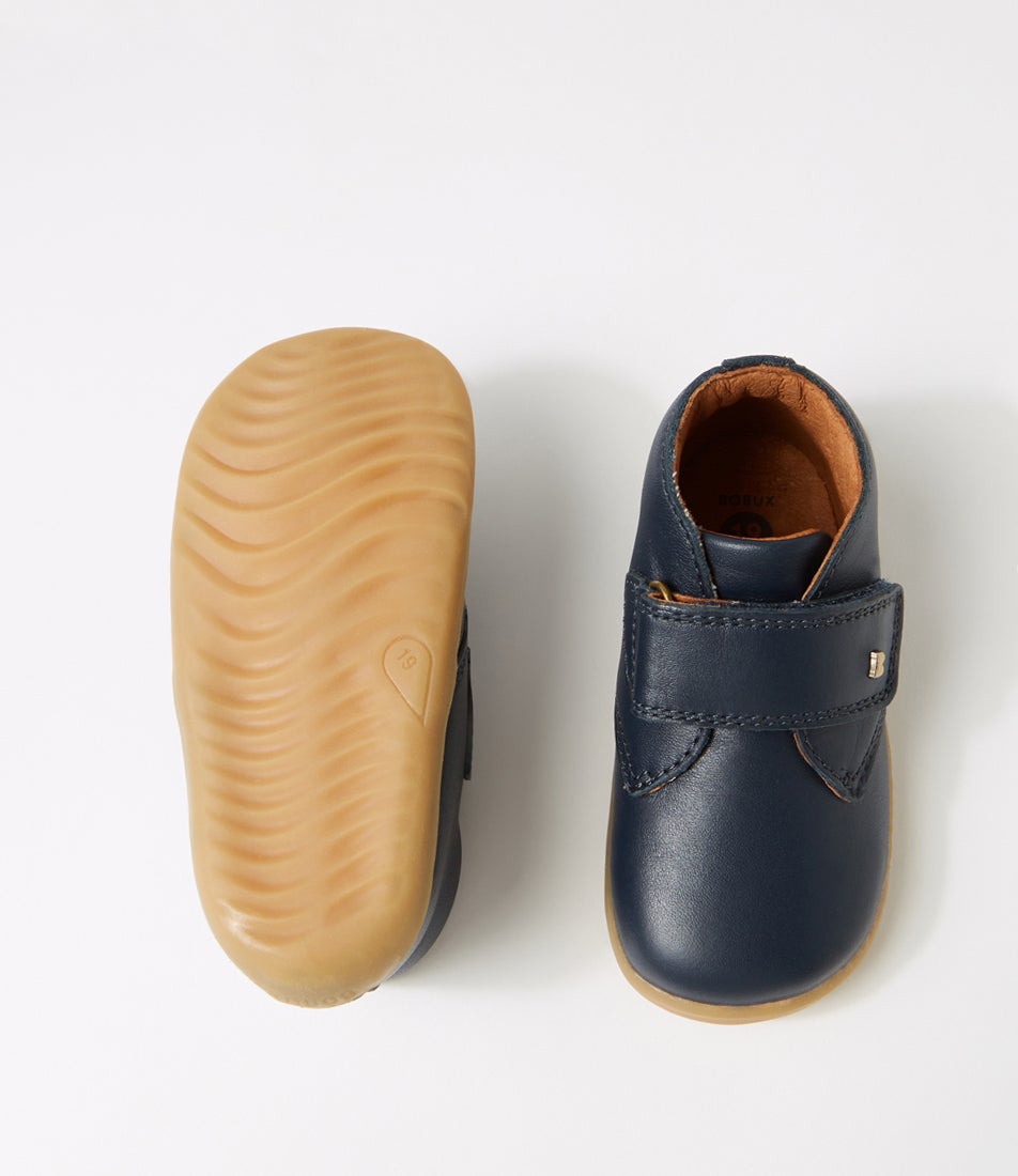 Bobux Su Desert Infant Navy Leather Ankle Boots