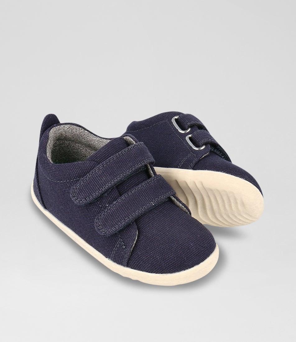 Bobux Su Grass Court Infant Navy Canvas Sneakers