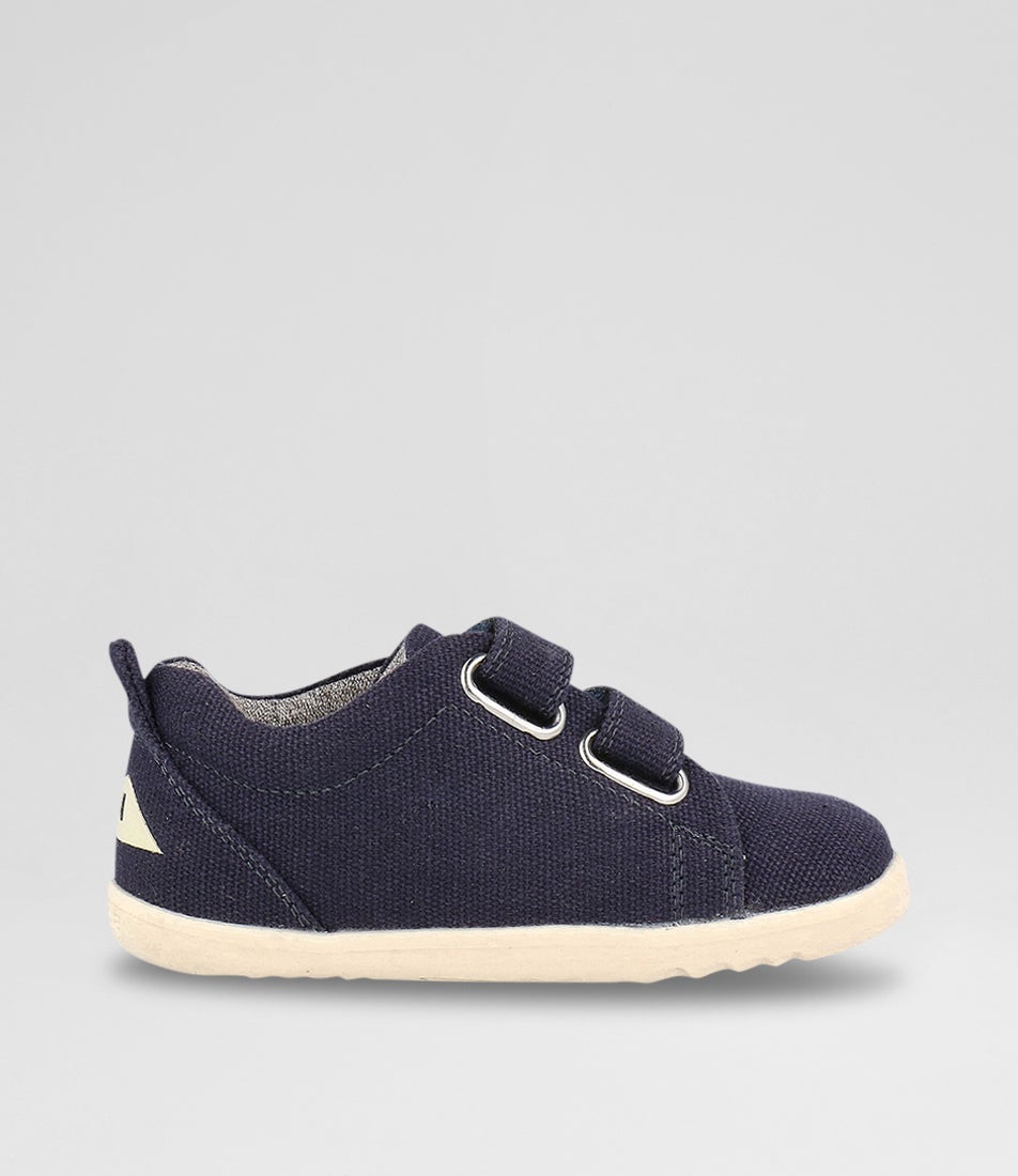 Bobux Su Grass Court Infant Navy Canvas Sneakers