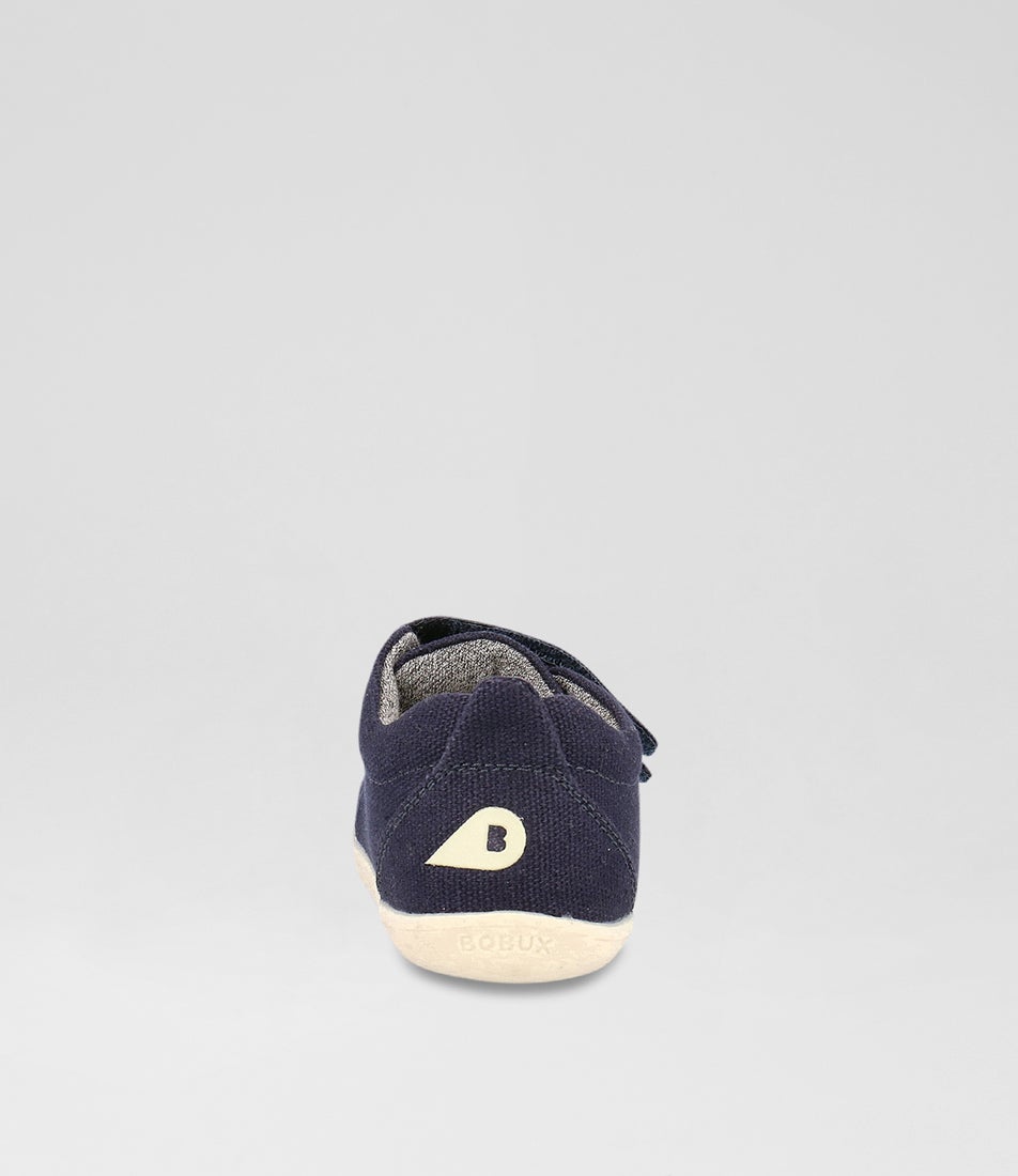 Bobux Su Grass Court Infant Navy Canvas Sneakers