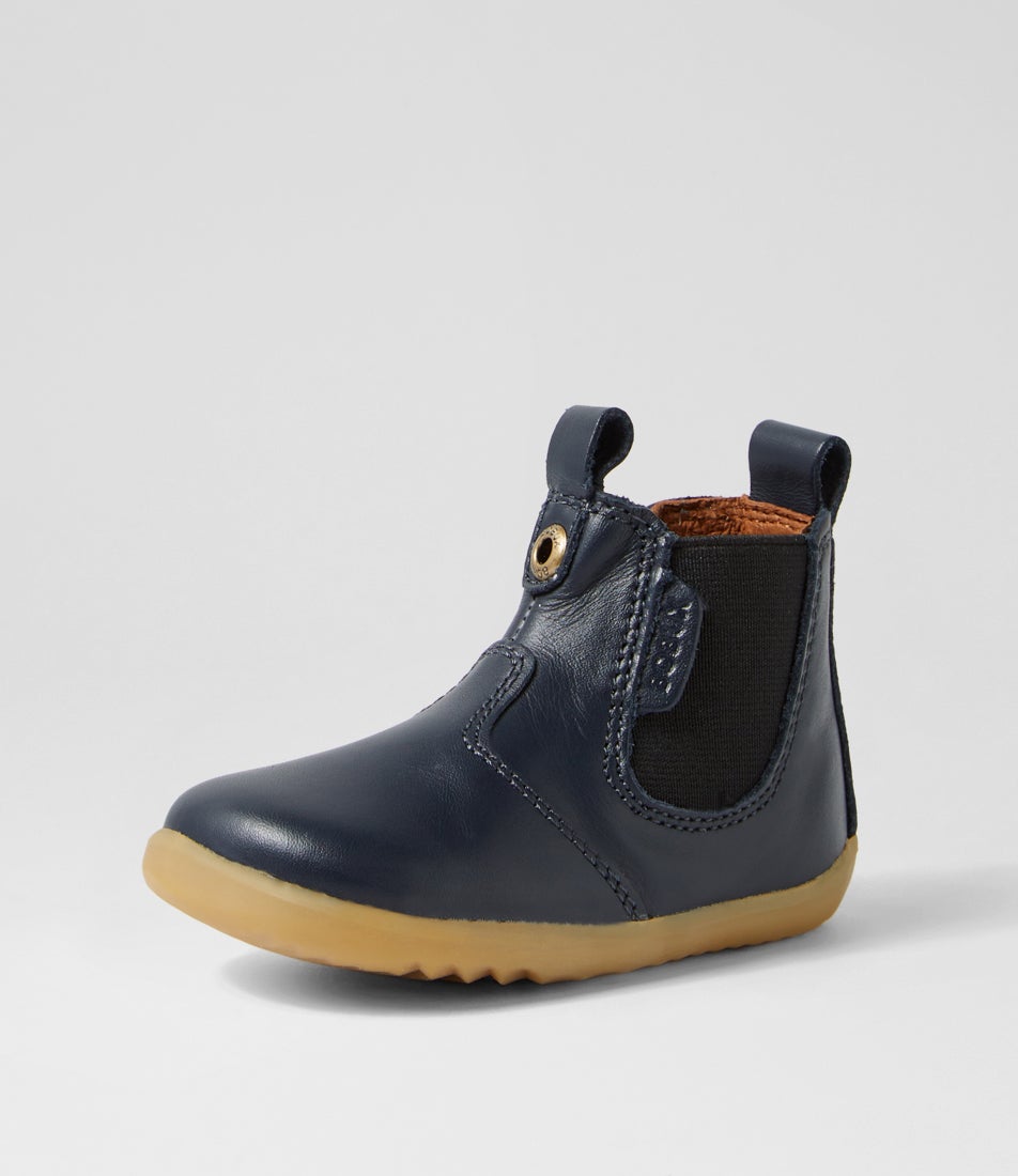 Bobux Su Jodhpur Infant Navy Leather Chelsea Boots