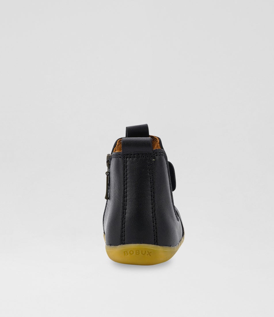 Bobux Su Jodhpur Pre Black Leather Chelsea Boots