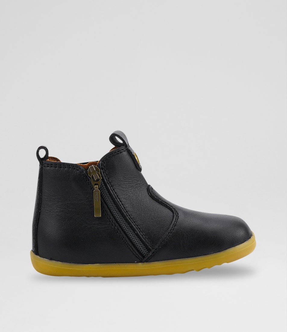 Bobux Su Jodhpur Pre Black Leather Chelsea Boots