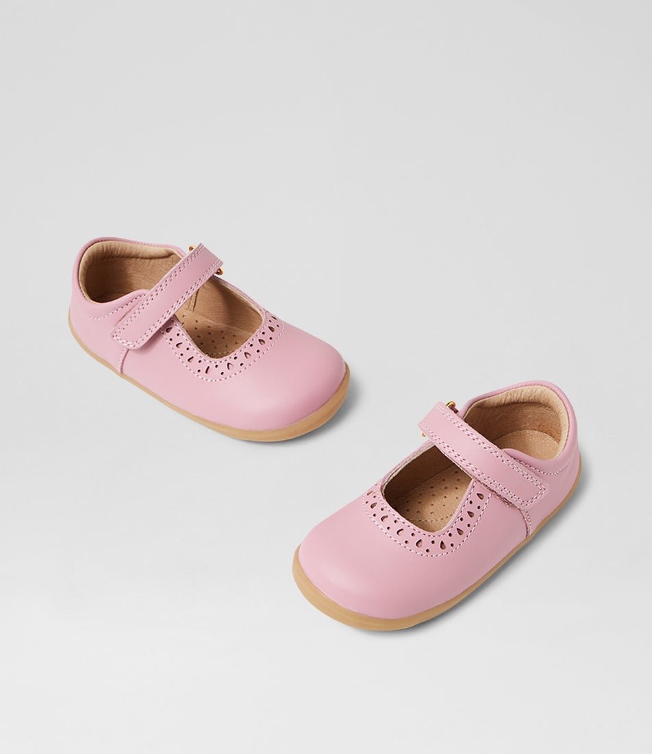 bobux Su Lola Lilas Leather Flat Shoes