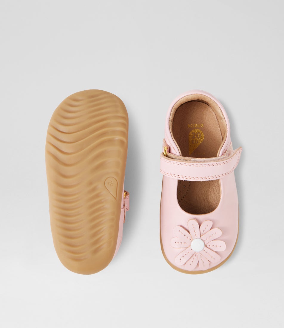 Bobux Su Pixie Parfait Pink Leather Flat Shoes