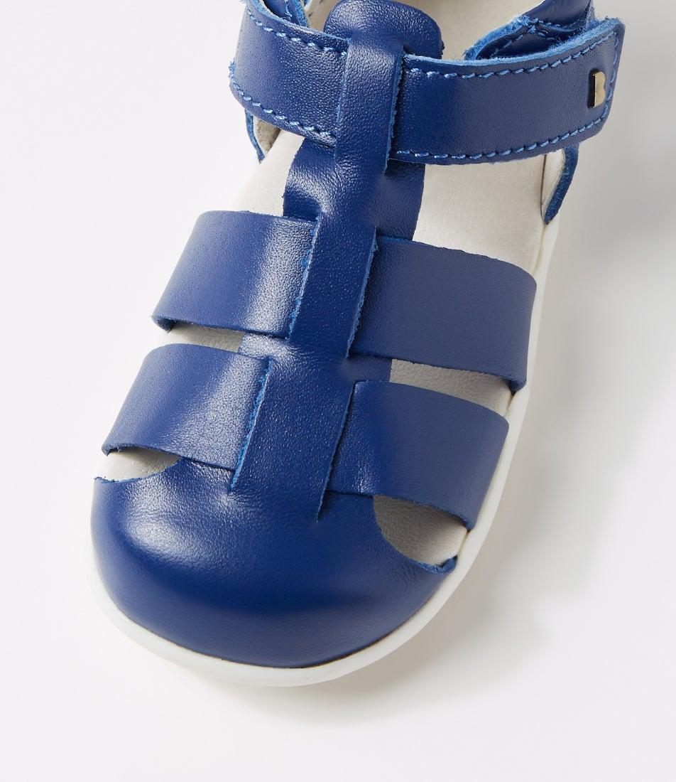 Bobux Su Tidal Infant Blueberry Leather Flat Shoes