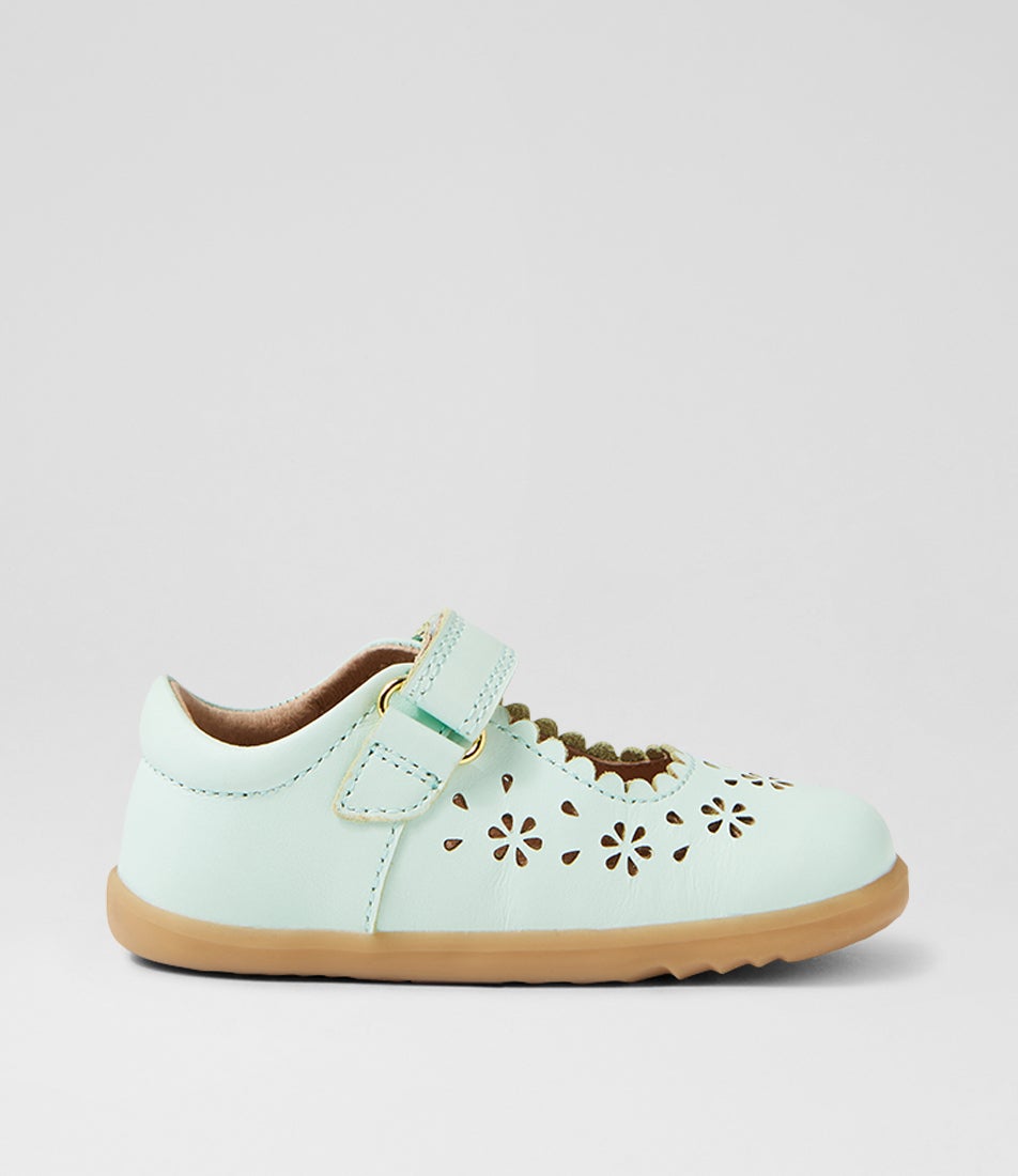 Bobux Su Tilly Birds Egg Leather Flat Shoes