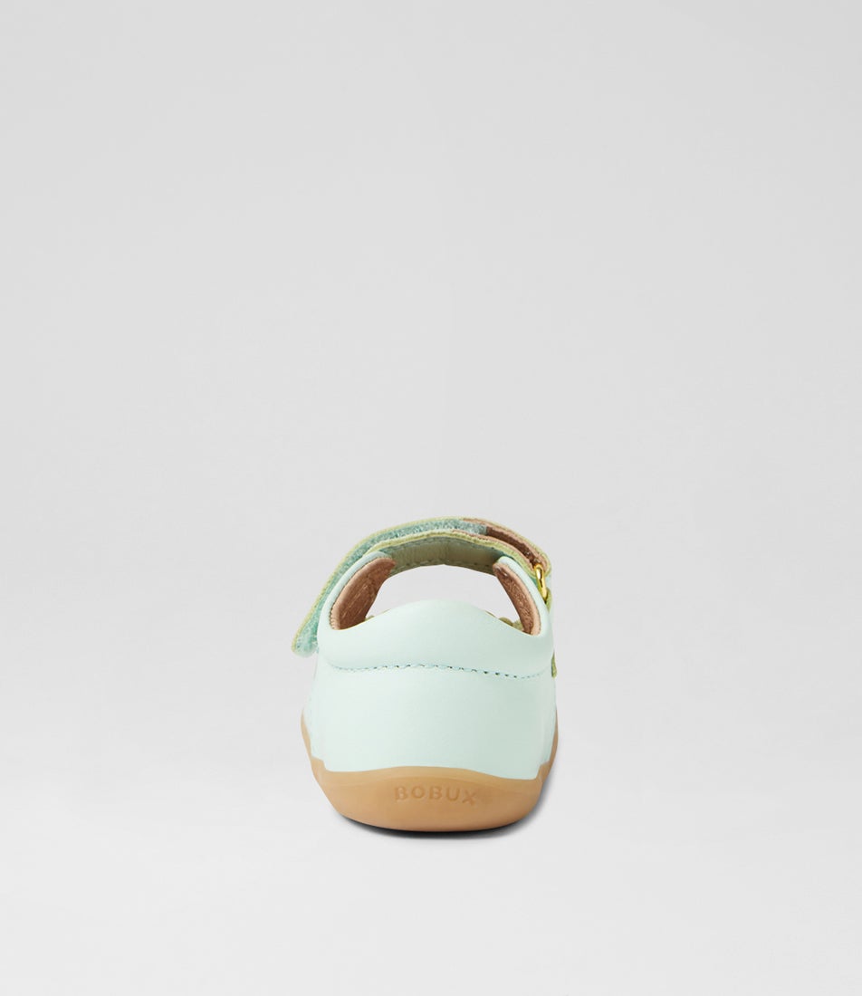 Bobux Su Tilly Birds Egg Leather Flat Shoes