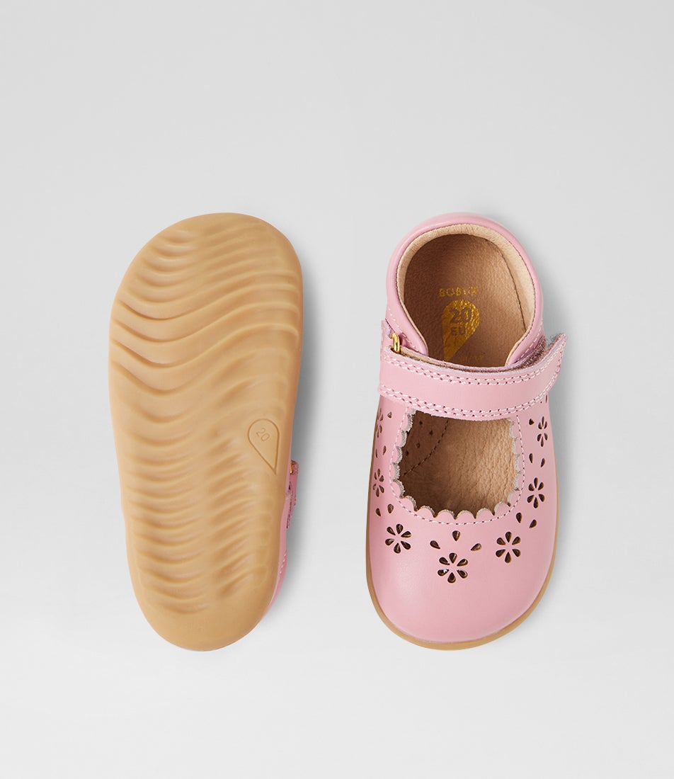 Bobux Su Tilly Lilas Leather Flat Shoes