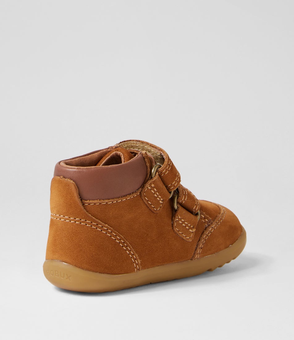 Bobux Su Timber Infant Mustard Suede Ankle Boots