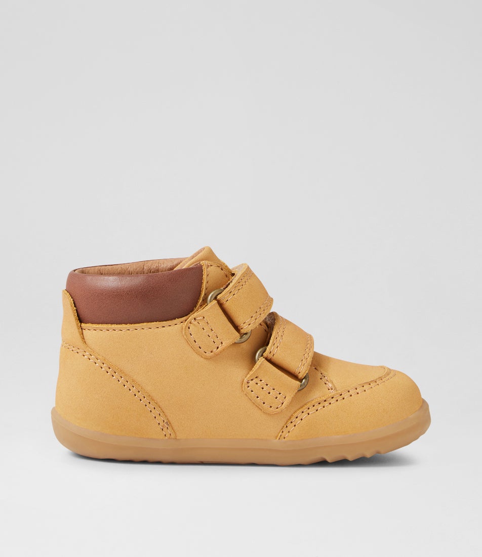 Bobux Su Timber Infant Oak Buff Nubuck Ankle Boots