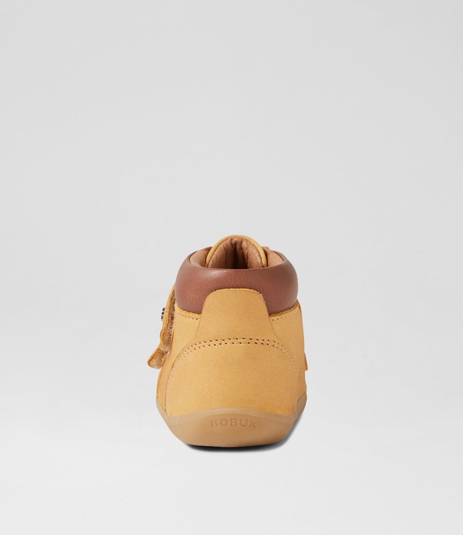 Bobux Su Timber Infant Oak Buff Nubuck Ankle Boots