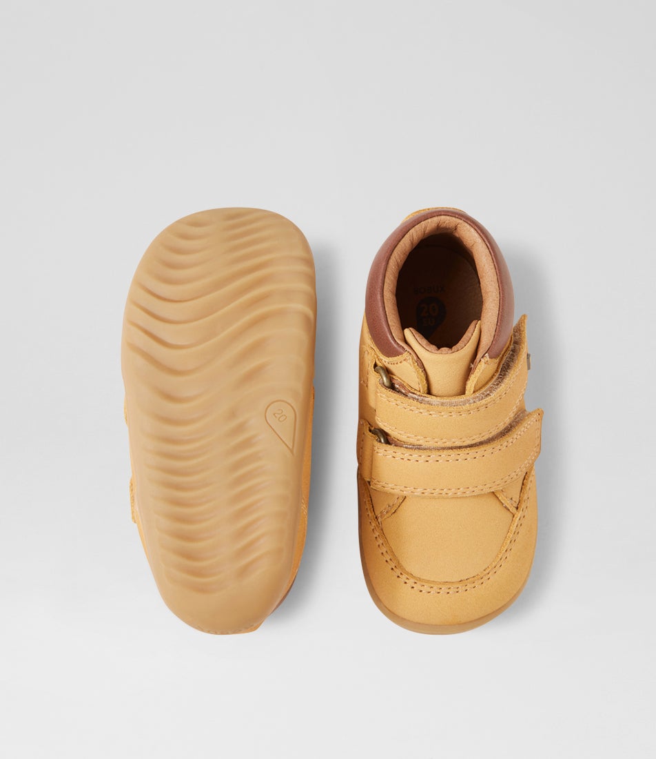 Bobux Su Timber Infant Oak Buff Nubuck Ankle Boots