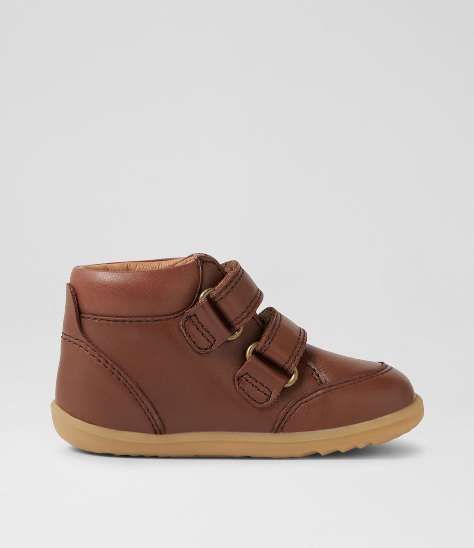 Bobux Su Timber Toffee Leather Ankle Boots