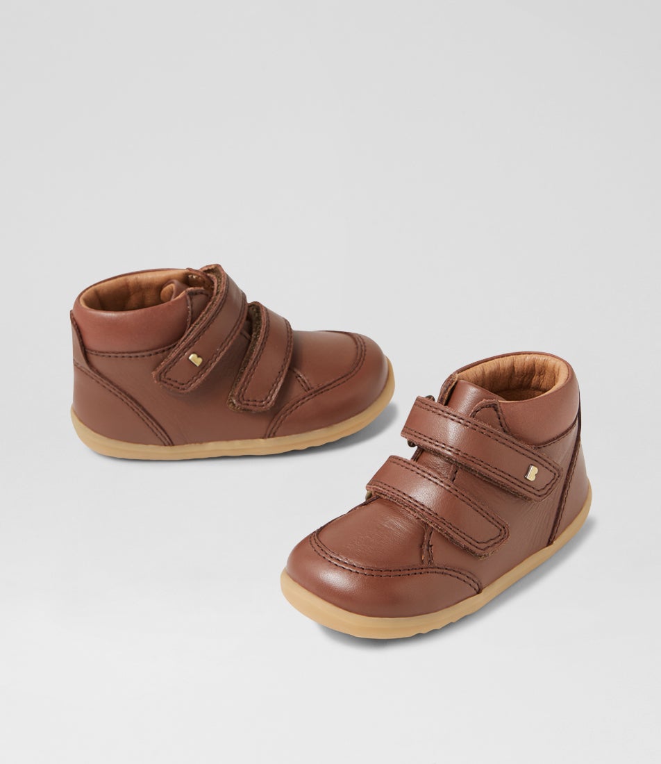 bobux Su Timber Toffee Leather Ankle Boots