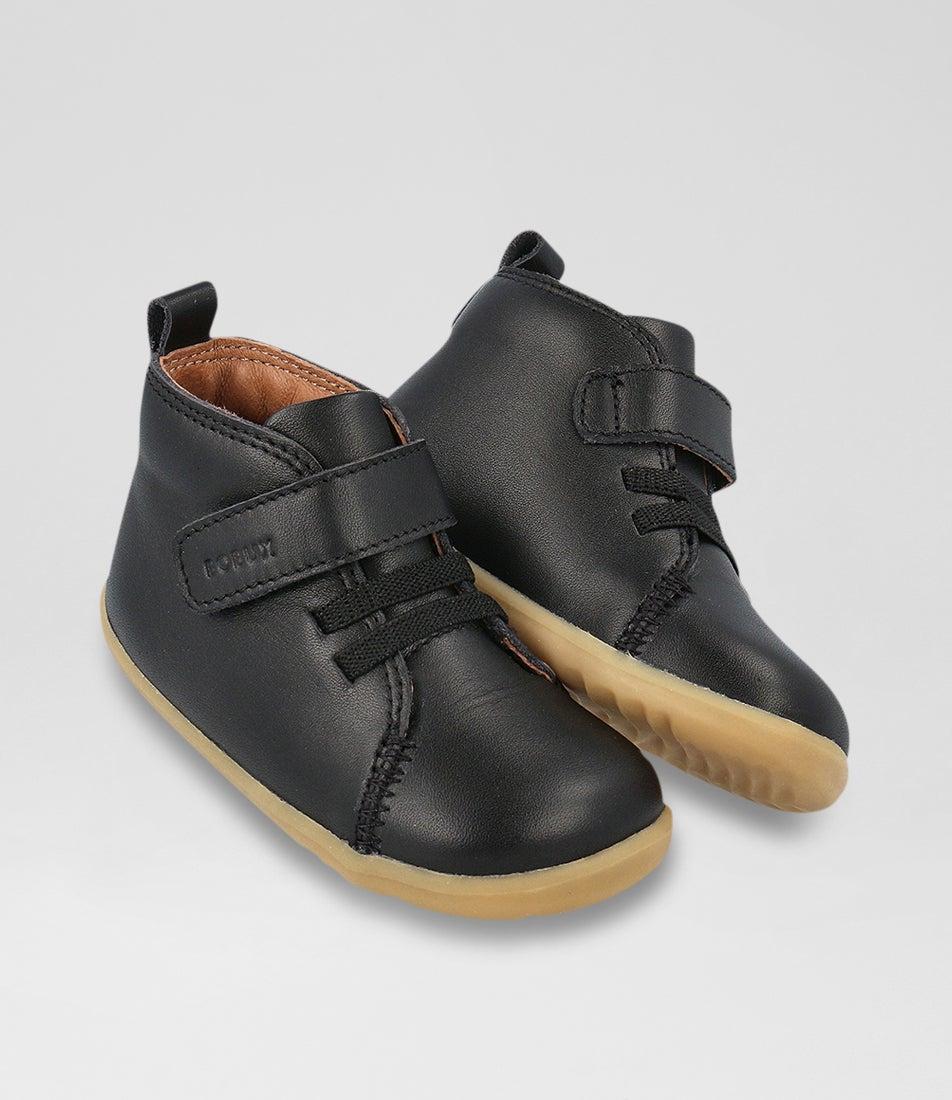 Bobux Su Voyager Infant Black Leather Ankle Boots