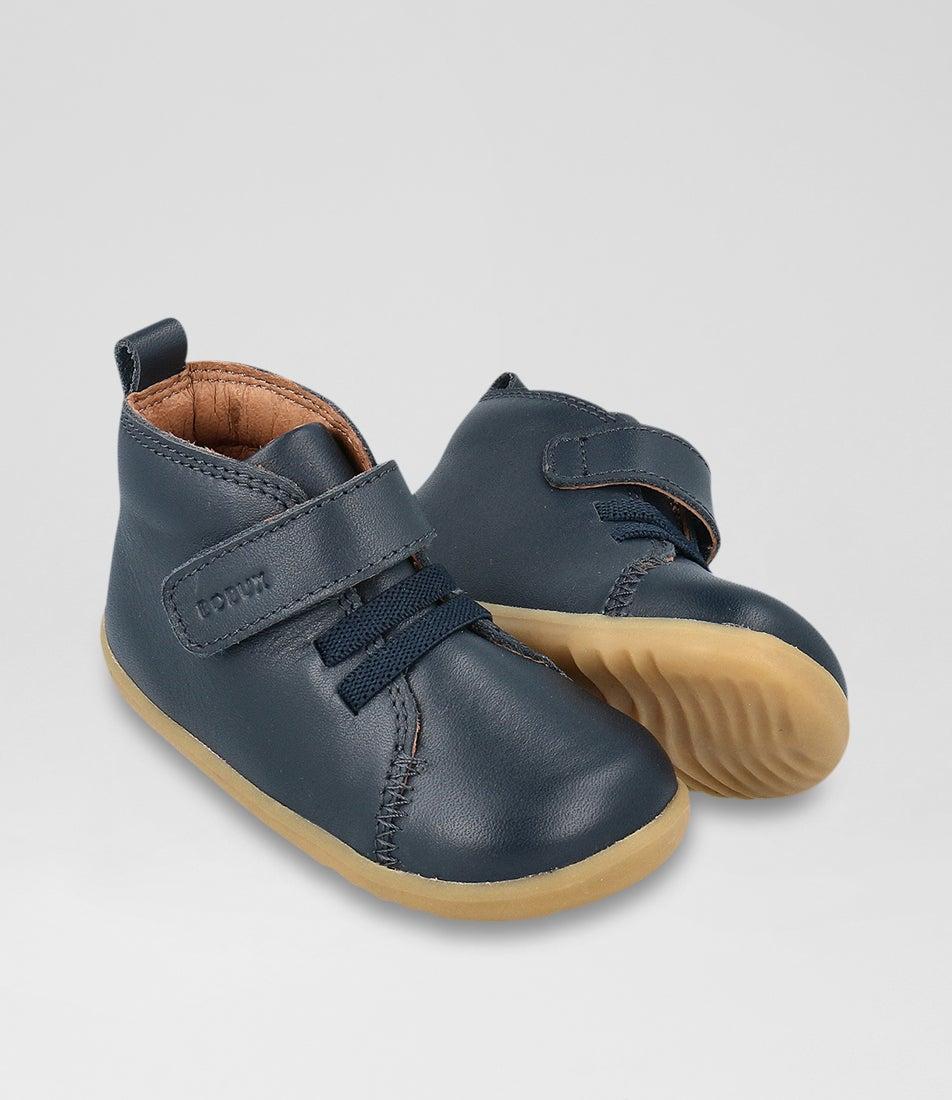Bobux Su Voyager Infant Navy Leather Ankle Boots