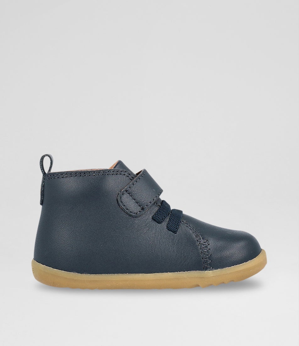 Bobux Su Voyager Infant Navy Leather Ankle Boots