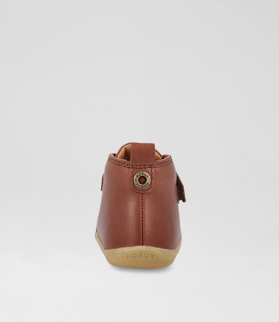 Bobux Su Voyager Infant Toffee Leather Ankle Boots