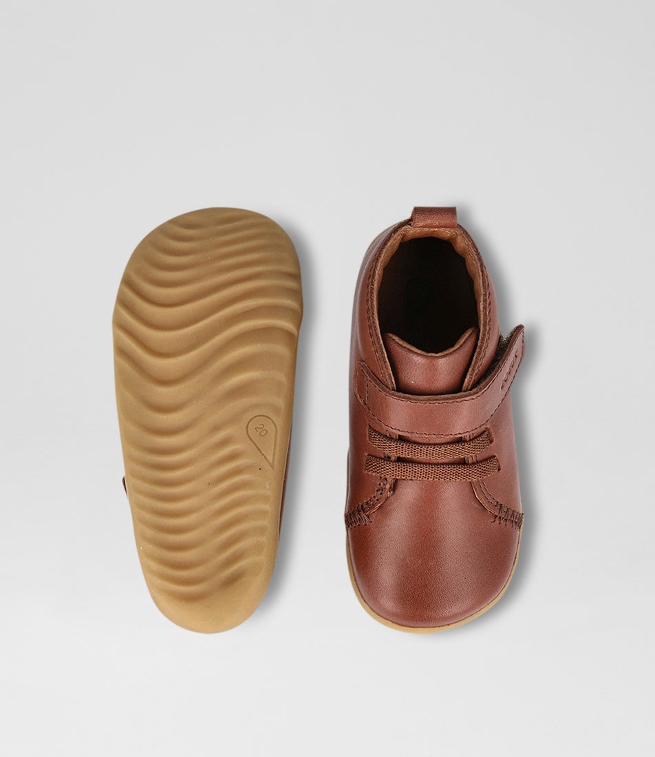Bobux Su Voyager Infant Toffee Leather Ankle Boots