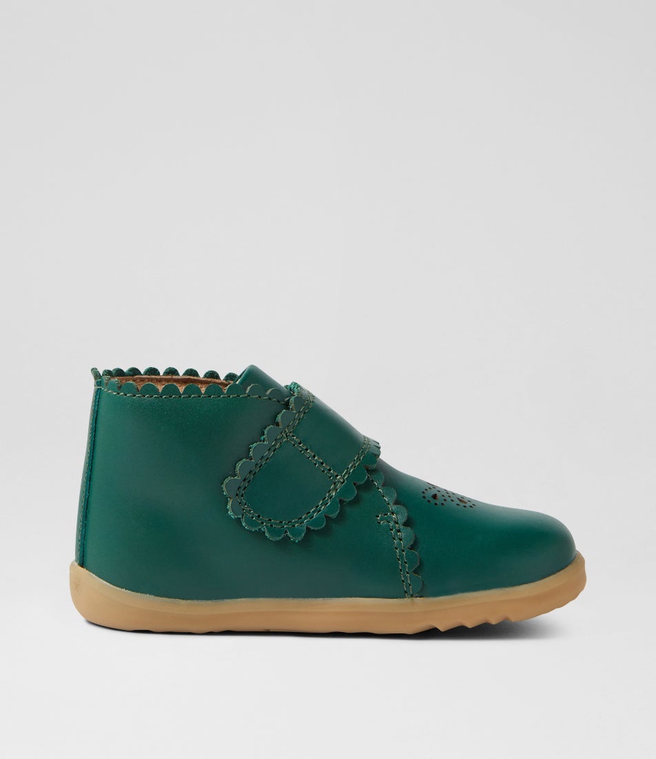Bobux Su Willow Bayberry Leather Ankle Boots