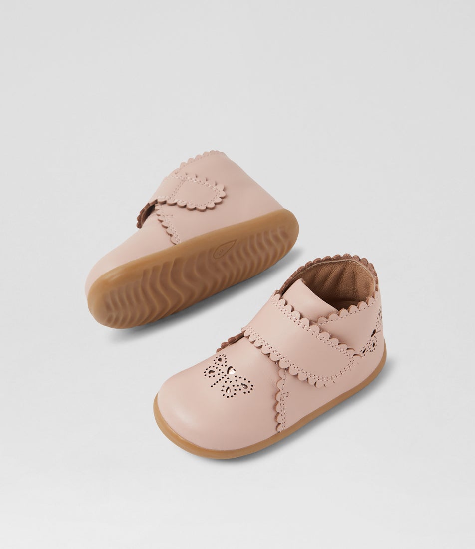 Bobux Su Willow Cameo Rose Leather Ankle Boots