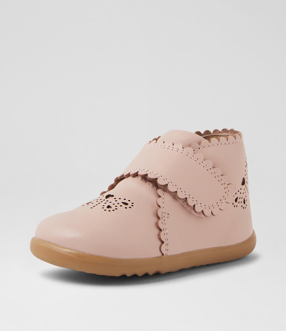 Bobux Su Willow Cameo Rose Leather Ankle Boots