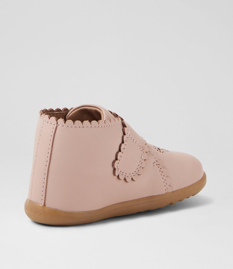 Bobux Su Willow Cameo Rose Leather Ankle Boots